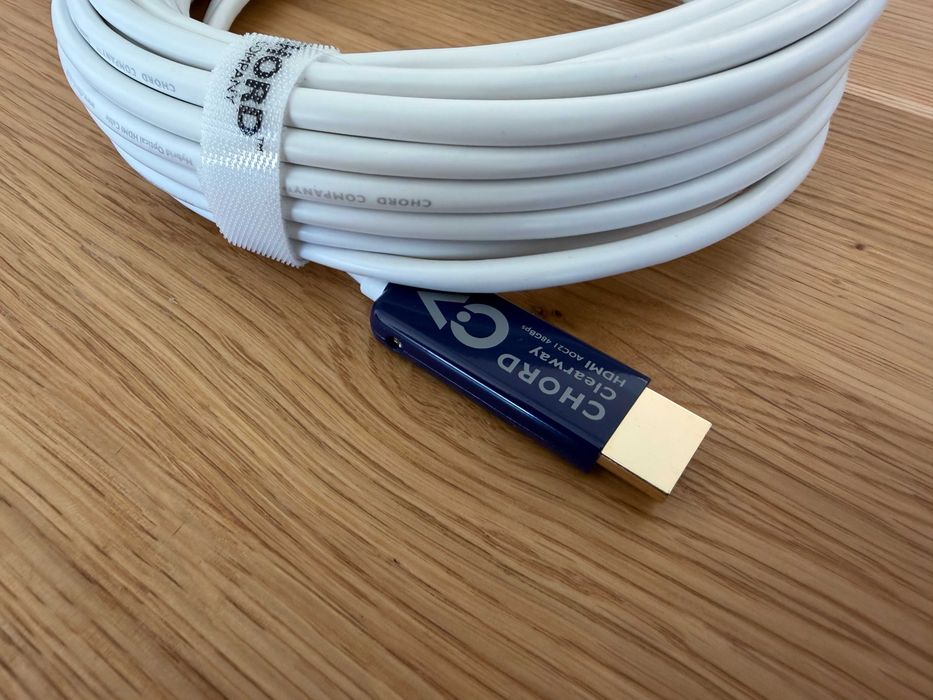 Chord Clearway hdmi 2.1 AOC 10m przewód kabel hdmi światłowodowy 4K 8K PREMIUM