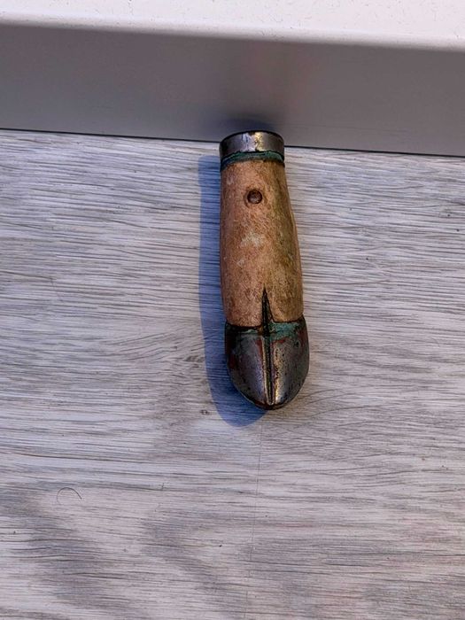 Caixa de Fósforos de Bolso Vintage / Snuff Box em Formato Pata de Veado "DEPONIERT"