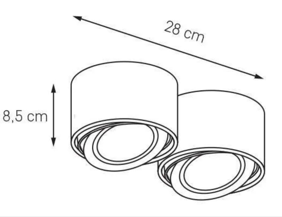 Plafon Sufitowy, Spot, Kaspa Lumos 2