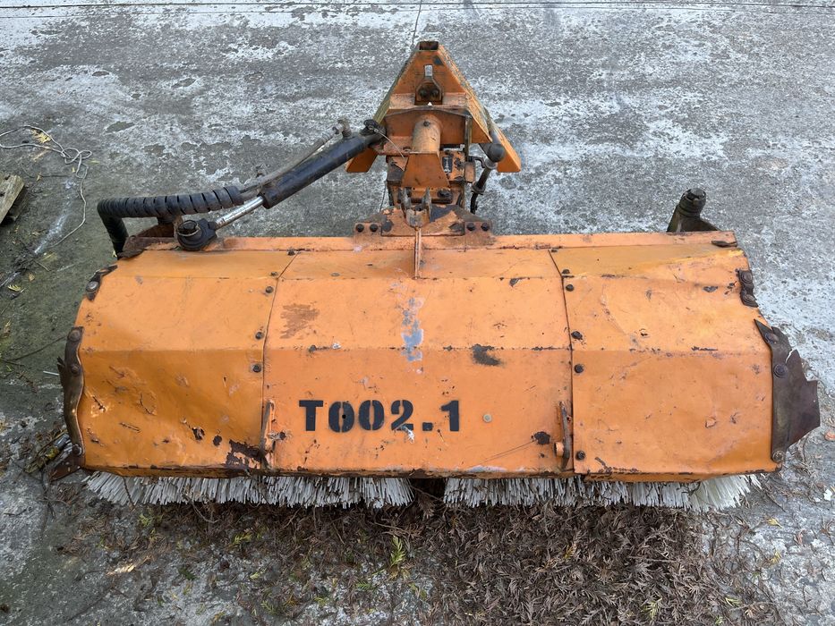 Zamiatarka niemiecka do mini traktorka 120cm, przedni tuz, wałek wom kubota, iseki, john deere