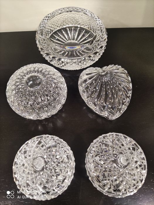 Conjunto de peças cristal