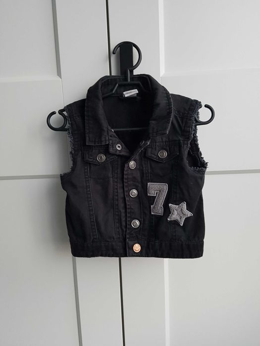 Kamizelka dziecięca unisex czarna 68