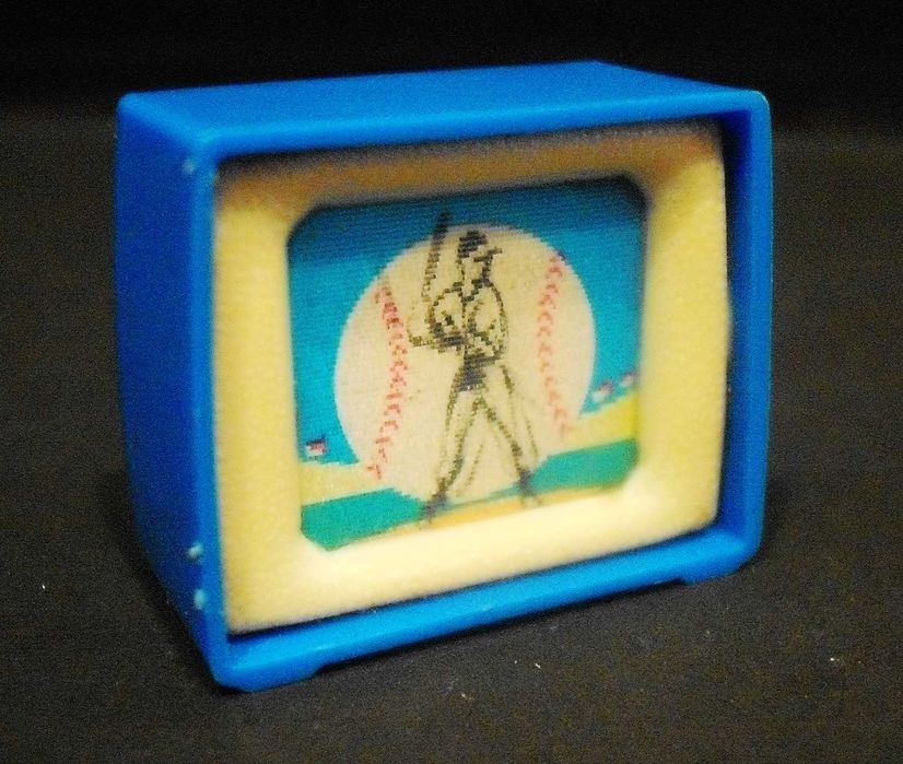 Afia lápis - aguça - antigo - televisão com imagens que se movem