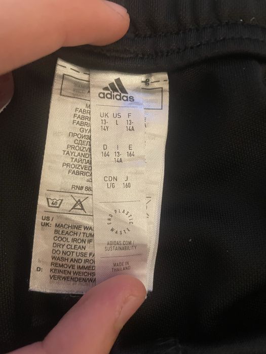 spodnie czarne adidas