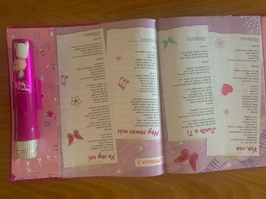 Violetta's Book and Microphone64585428077698122