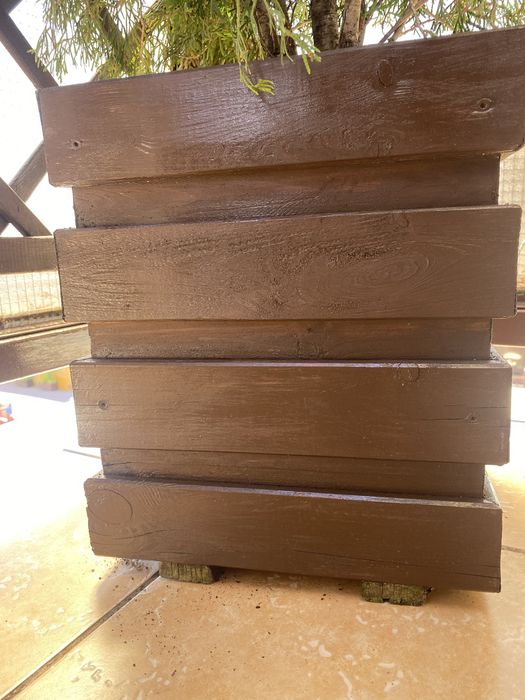 Donica ogrodowa drewniana