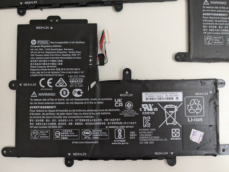 Оригінальна батарея Акумулятор для ноутбука HP PO02XL Stream 11-R