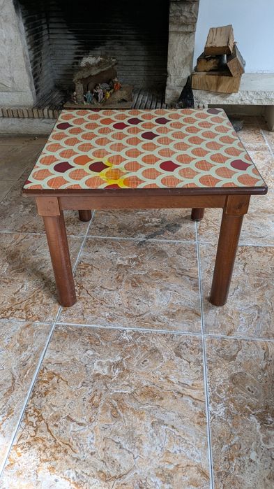 Wooden side table.