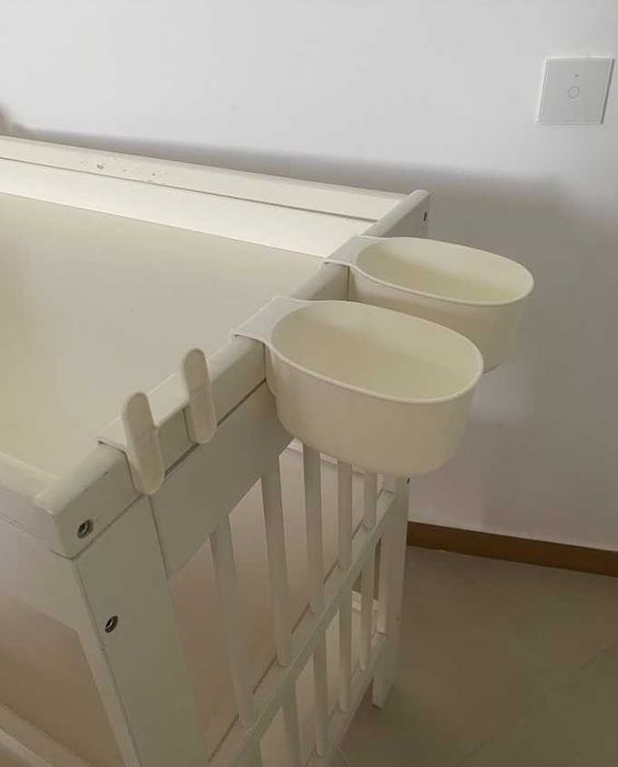 Conjuntos de cestos de arrumação para trocador de fraldas