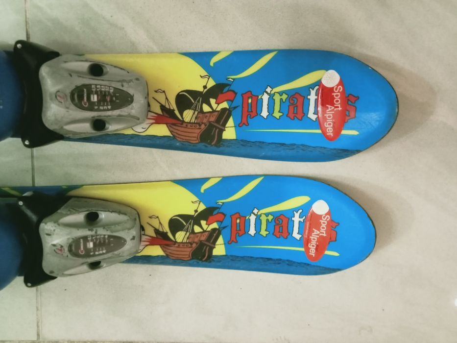 komplet narty dzieciece pirates 70 cm plus buty dalbello 17,5 cm