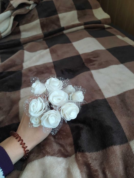Spinki do włosów ślub komunia róże