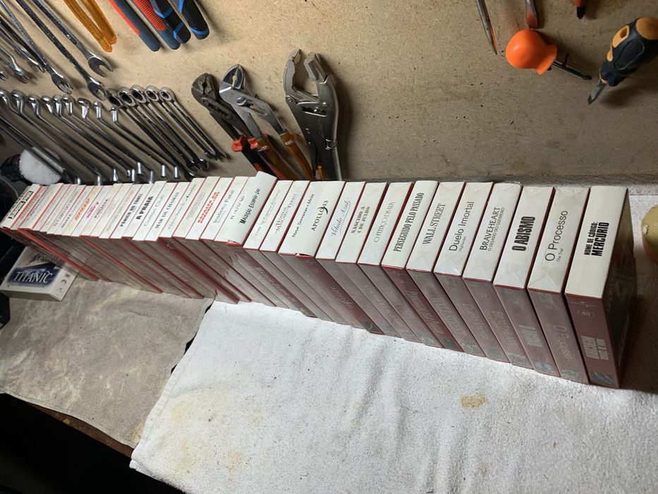 Lote VHS Coleção de filmes VHS 54un