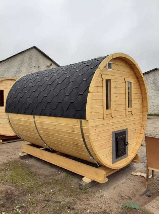 Sauna Ogrodowa 3m Harvia Sauna Beczka Bania Ruska Cały Kraj !!!