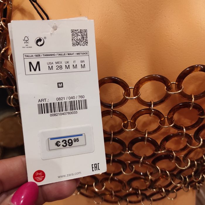 HIT!Zara,hot top, sexy, kółka, ażurowy top ,rozm M