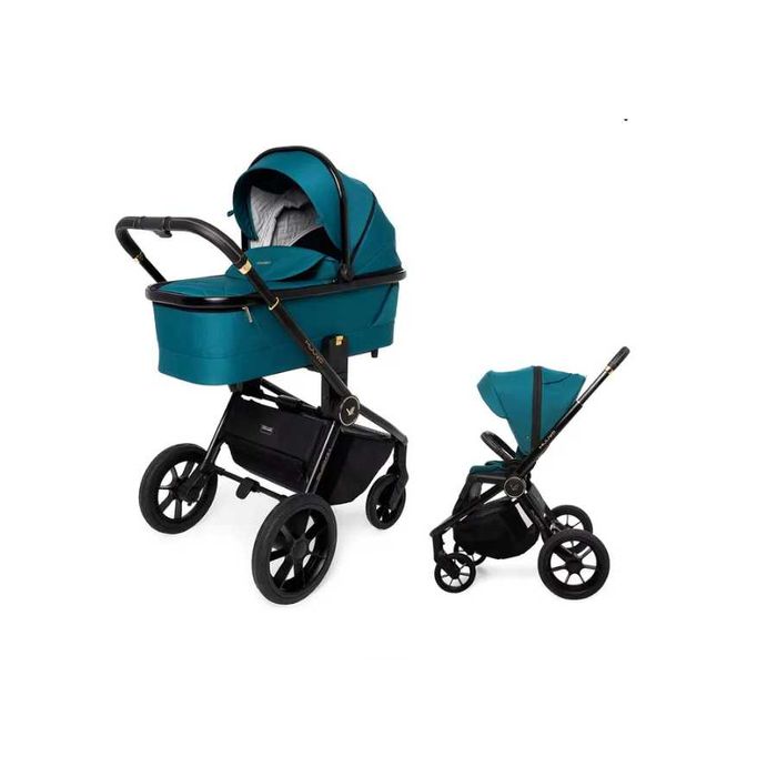 Wózek Nieużywany 2w1 Muuvo Quick SE Paradise gold z Gwarancją 24 msc