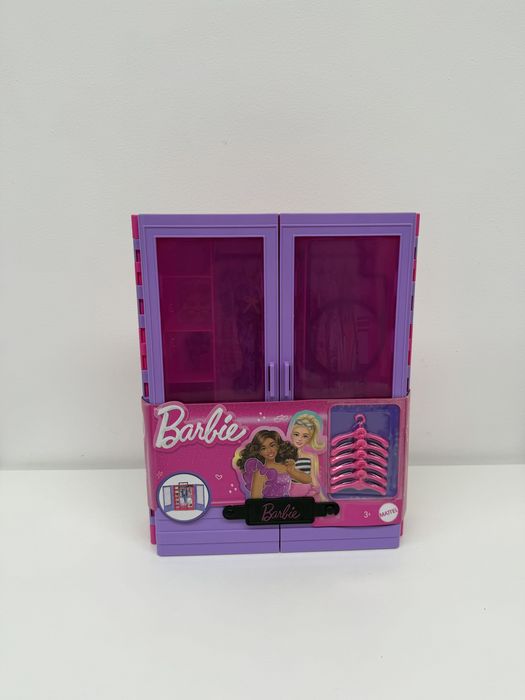Barbie Różowa Szafa na Ubranka Ultimate Closet Mattel HGX57 Wieszaki Nowa (outlet)