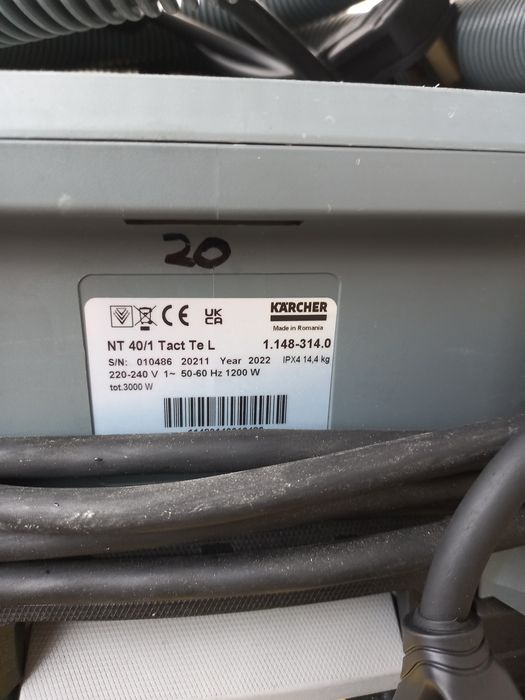 Odkurzacz KArcher nt40/1 tact te L