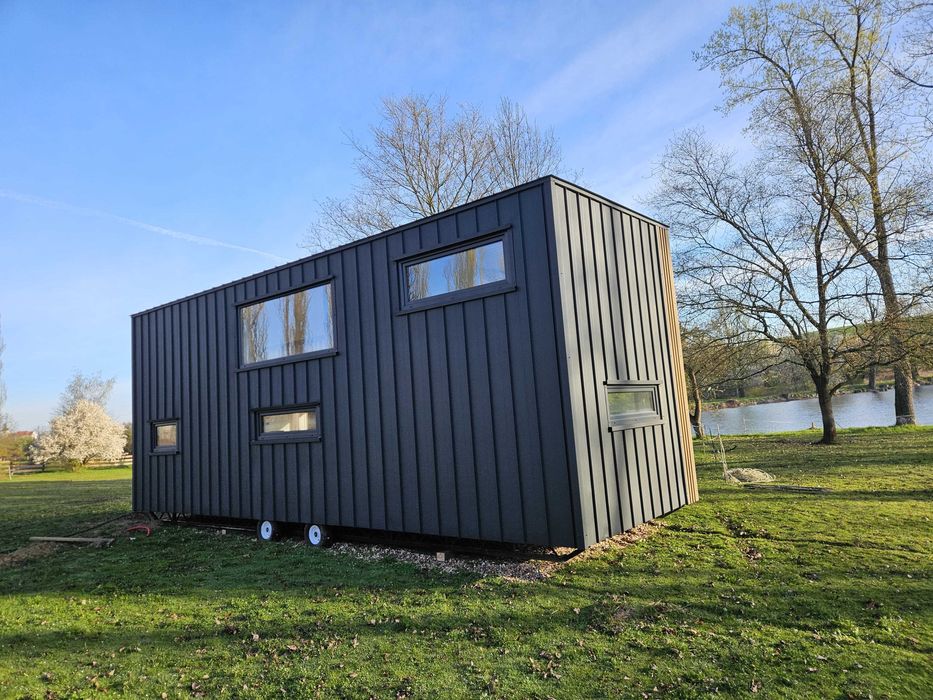 TINY HOUSE DOMEK Mobilny 350X1000 z półpiętrem