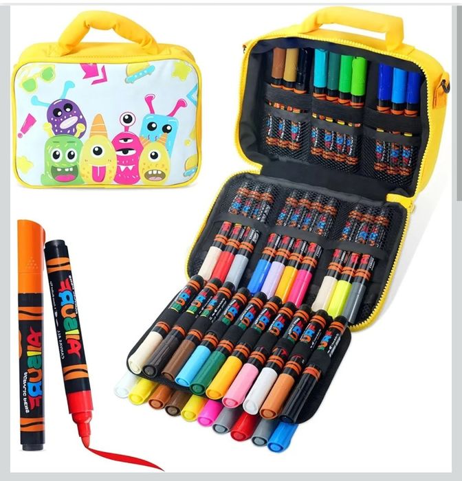 YPLUS Pisaki akrylowe dla dzieci 40 kolorów