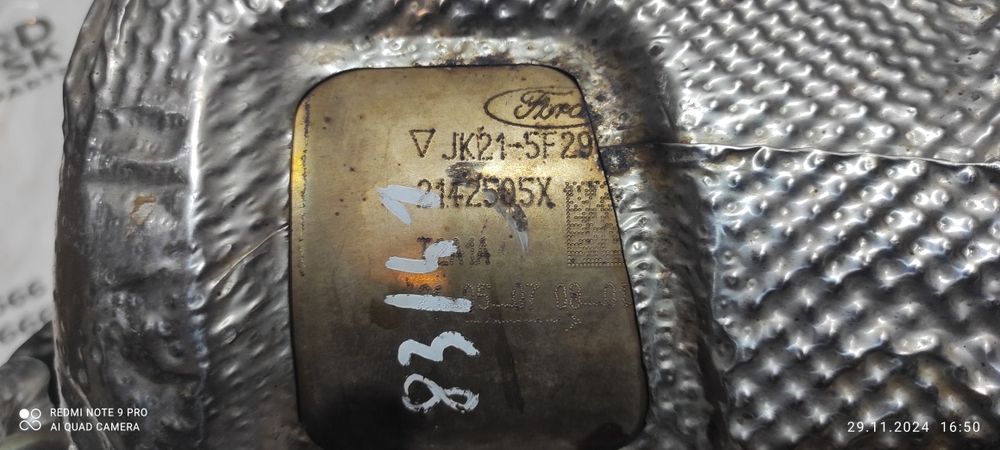 Сажовий фільтр Ford Transit/Custom Gk21-5f297-AJ