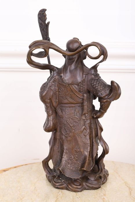 Samurai Figura Z Brązu 26 Cm