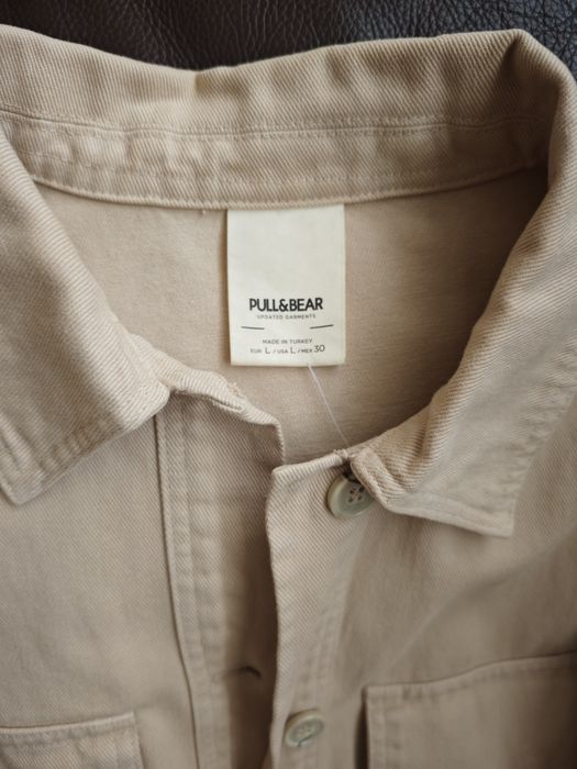 Pull&bear Л розмір джинсова сорочка вітровка