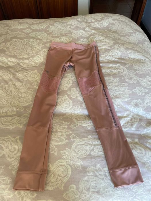 calcas leggins gym adidas stella mccartney tamanho s rosas