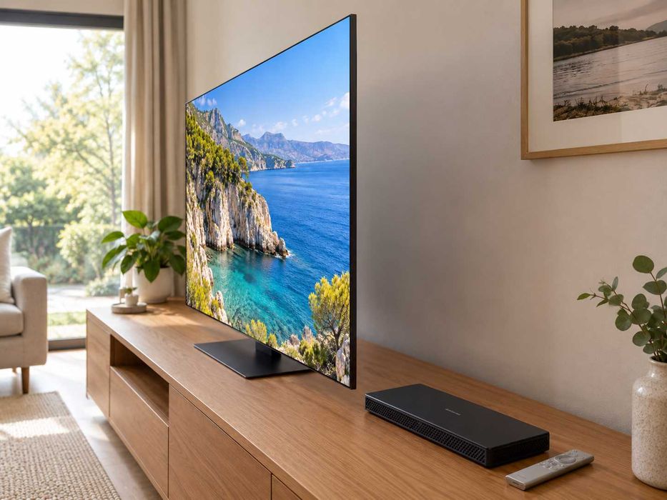 Samsung QLED 65” Q95T 4K 120Hz + One Connect – Topo de gama