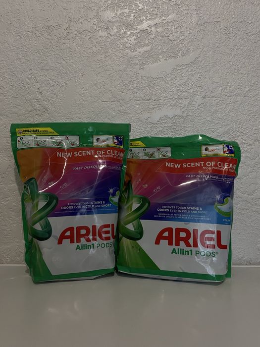 Капсули Ariel All in 1 Pods (оригінал, ЄС, P&G)