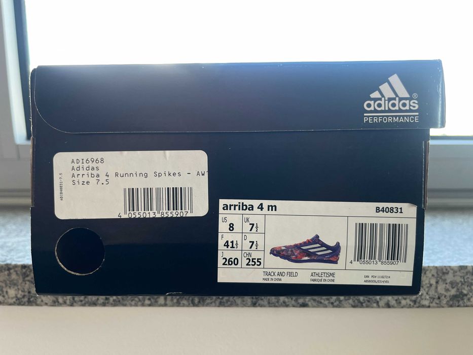 Sapatilhas de bicos atletismo Adidas Arriba 4 41 quase novas