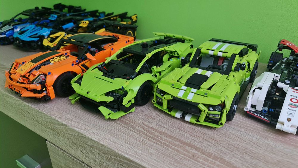 Zestaw Auta Lego Technic Bugatti Lamborghini Jeep Chevrolet Ford Mclar