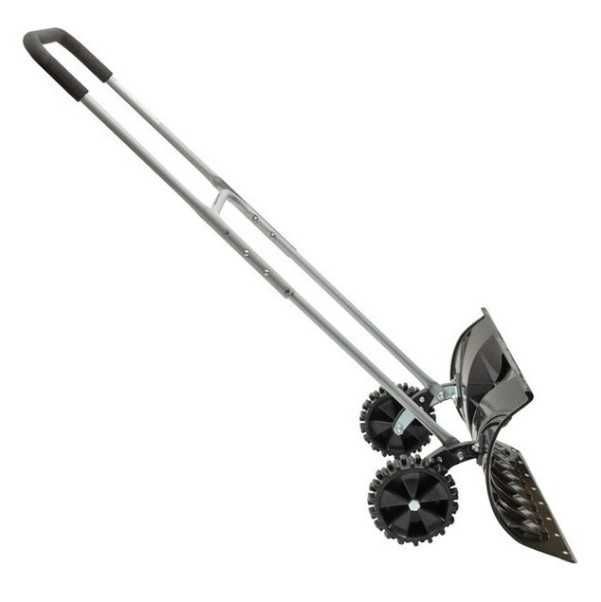 Ковш для уборки снега скрепер Intertool колеса 660x320 лопата