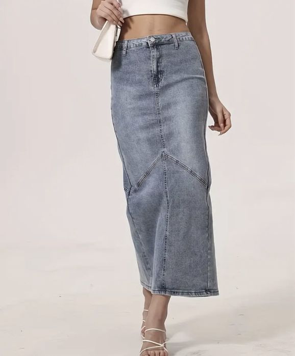 Спідниця довга джинсова L/XL нова