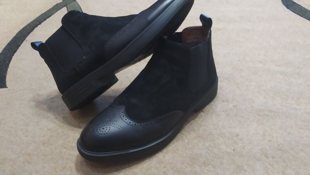 Ботинки Зимние Замш Утеплення Фліс.