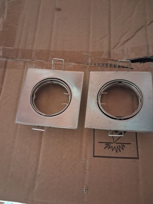 Foco quadrado de embutir (31 pecas)