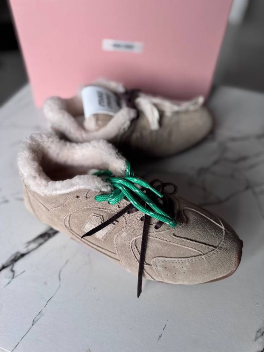 Wyprzedaż! Sneakersy Miu miu 37 i 38 na futerku! Od ręki! Premium