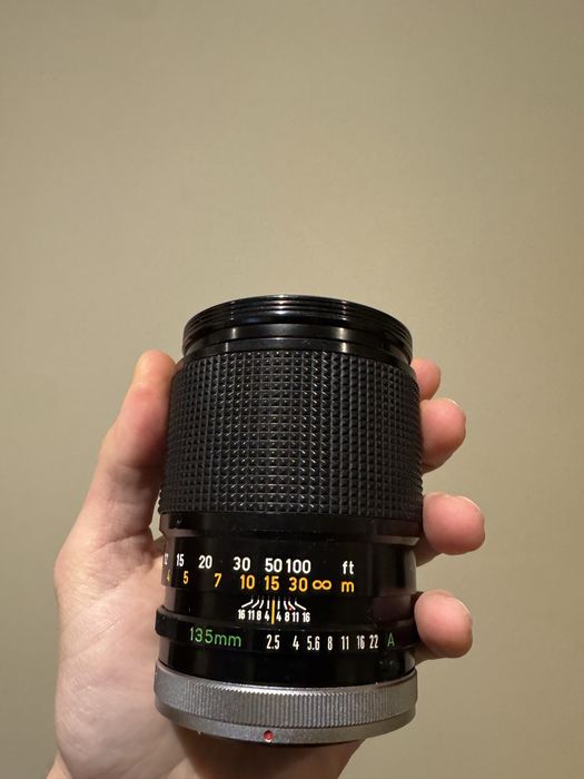 Canon FD 135mm f 2.5
