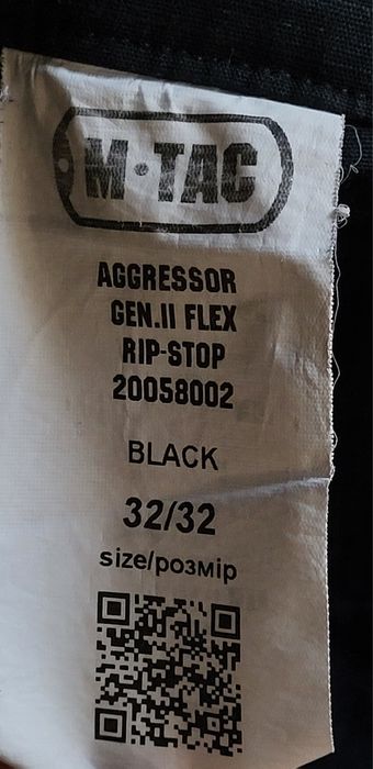 M-Tac штани Aggressor Gen II Flex Black