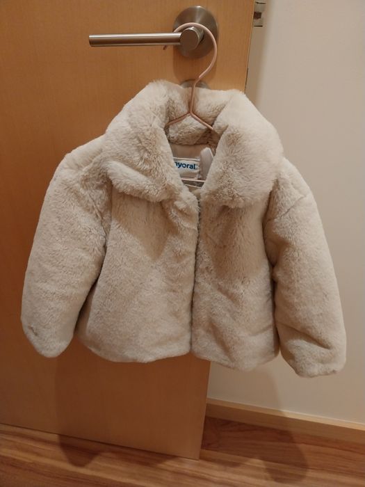 Mayoral Furry Coat for 2 Years Old