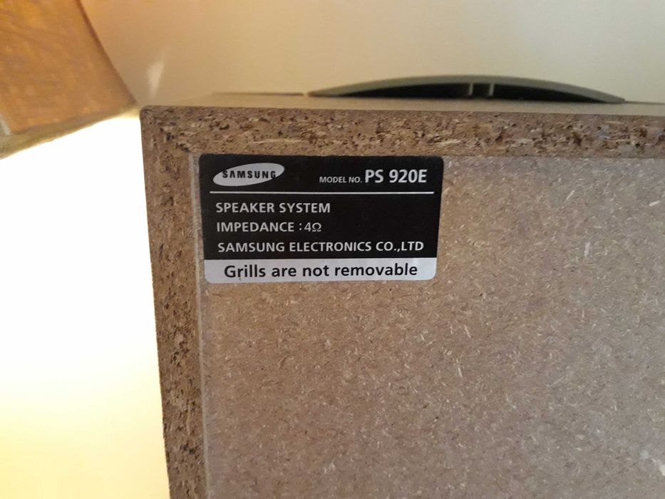 Colunas Samsung PS 920E