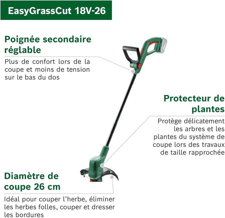тример косарка газонокосарка Bosch EasyGrassCut 18V-26