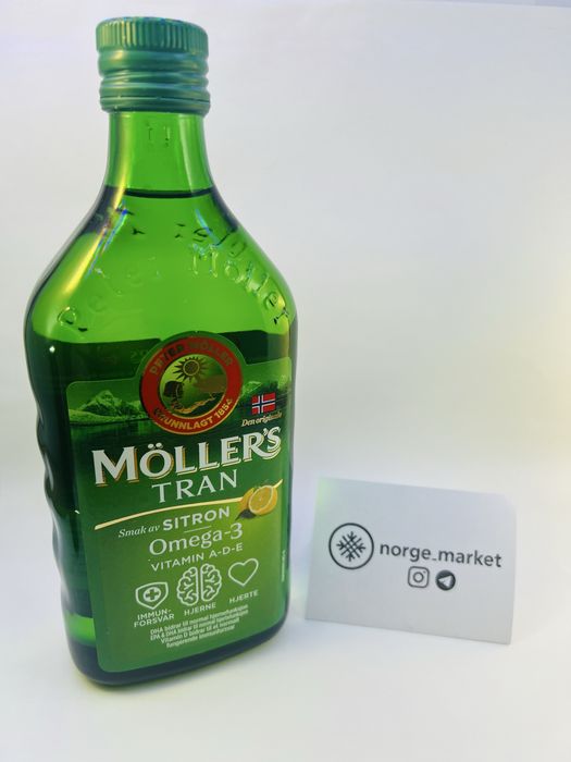 Омега-3/смак цитрус/500мл/Möller’s Tran з Норвегії