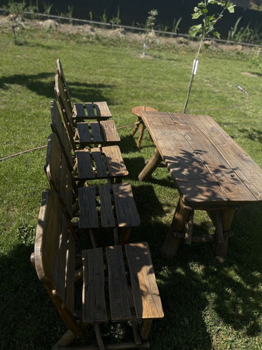 Meble ogrodowe 100% dębowe