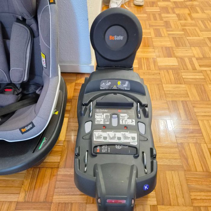 Base Isofix Besafe + cadeira iZi Flex S fix + cadeira iZi modular I-size como novo