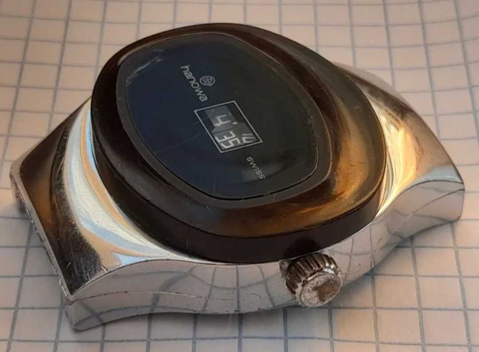 Вінтажний Швейцарський чоловічий годинник Hanowa