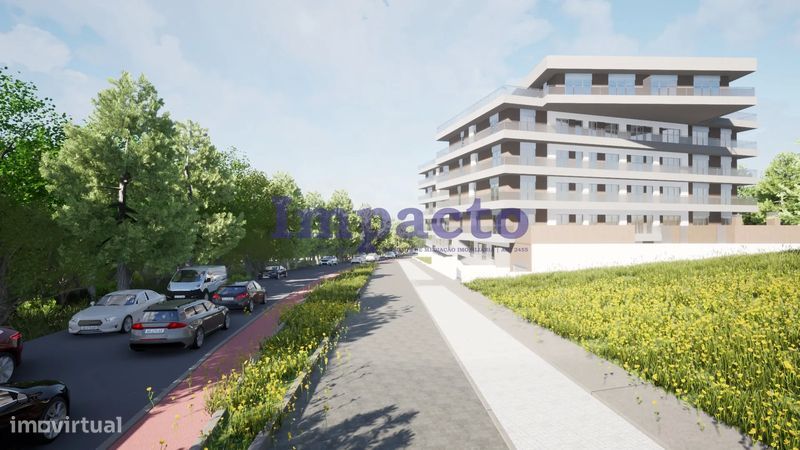 Apartamento T1 com terraço em construção