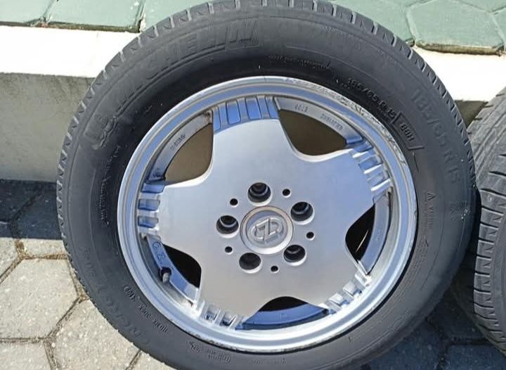 Jantes OZ Mercedes R15 (5x112) com pneus