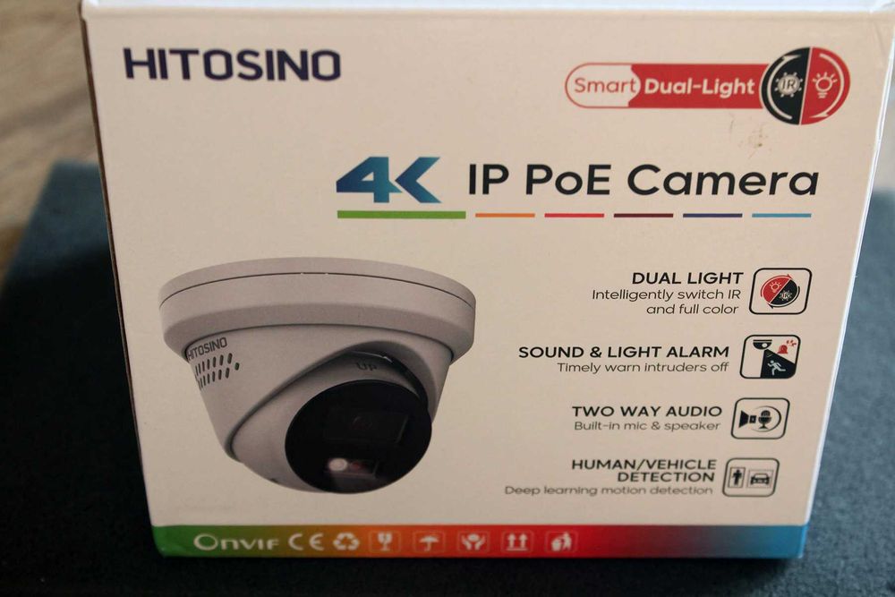 ip камера Hitosino/Hikvision 8мп HS-CUT08G2-LIA/SL• POE Микроф microSD