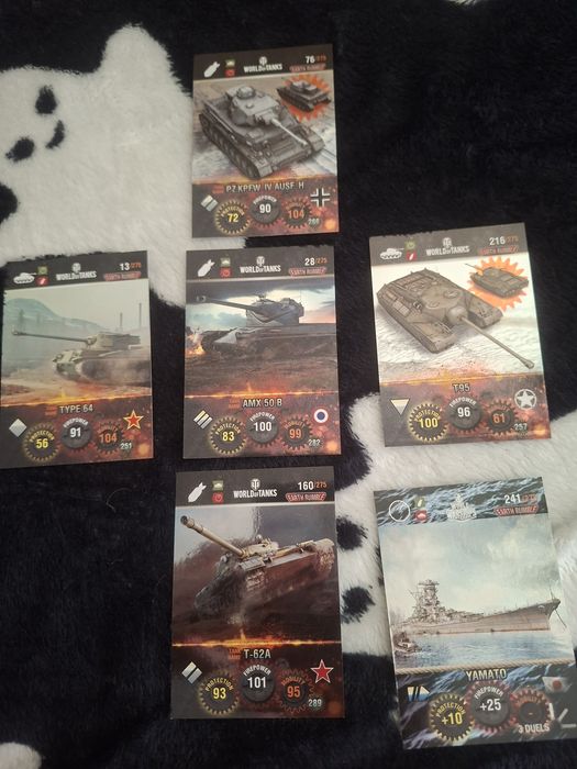 Karty panini world of tanks