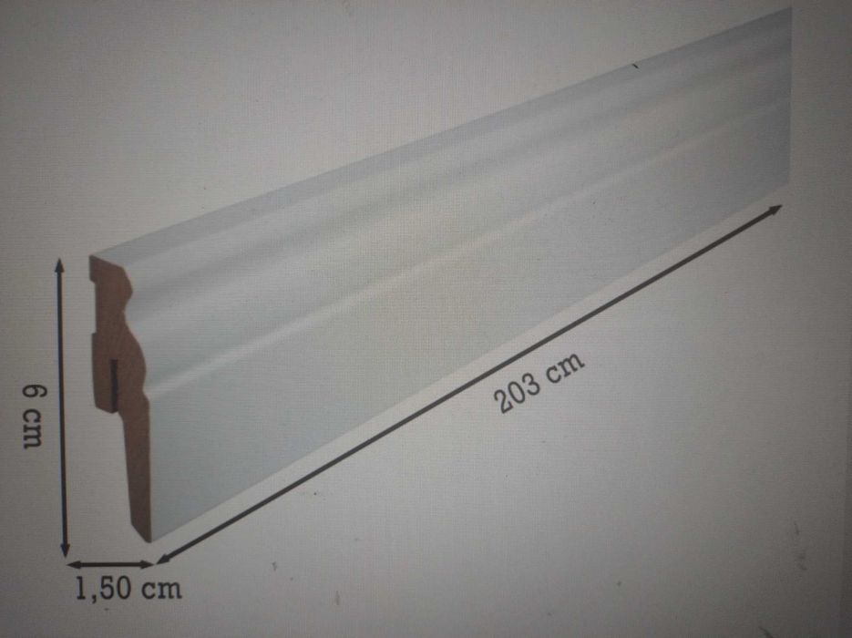 LISTWY MDF przypodłogowe